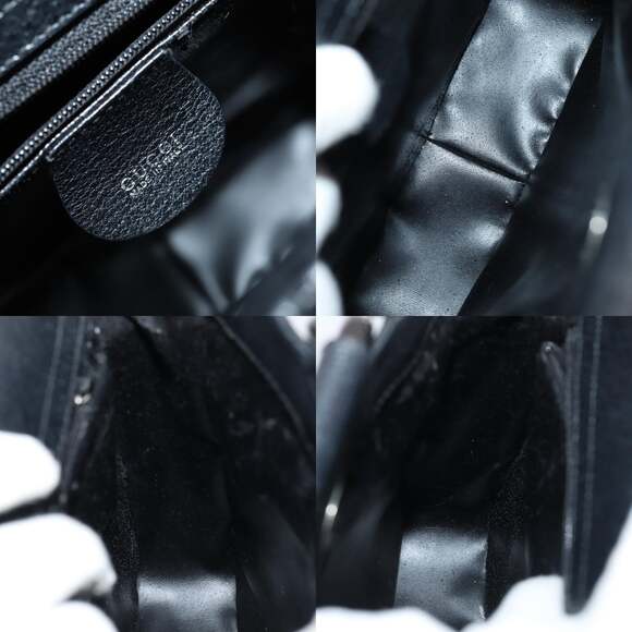 GUCCI Hand Bag Leather Black Silver 0021118 - Picture 11 of 12